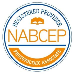 NABCEP Registered Provider Photovoltaic Associate