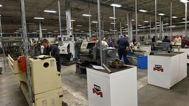 Picture of the space of Machine tool students 